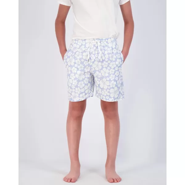 Real Essentials 3Pack Boys Swim Board Shorts Trunks with Drawstring Beach UPF Swimwear Surf Swimming Short for BoysSet 5