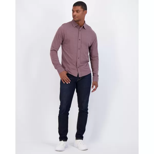 Real Essentials 3Pack Mens Classic Style Casual Long Sleeve Button Down Collared Shirt Available in Big amp TallStandard Set 4