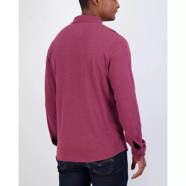 Real Essentials 3Pack Mens Classic Style Casual Long Sleeve Button Down Collared Shirt Available in Big amp TallStandard Set 7