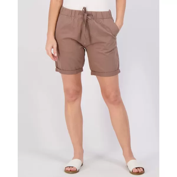 Real Essentials 3Pack Womens Bermuda 7 Denim Shorts  Casual Khaki Long Chino Shorts Drawstring Available in Plus SizePlusSize Set 4