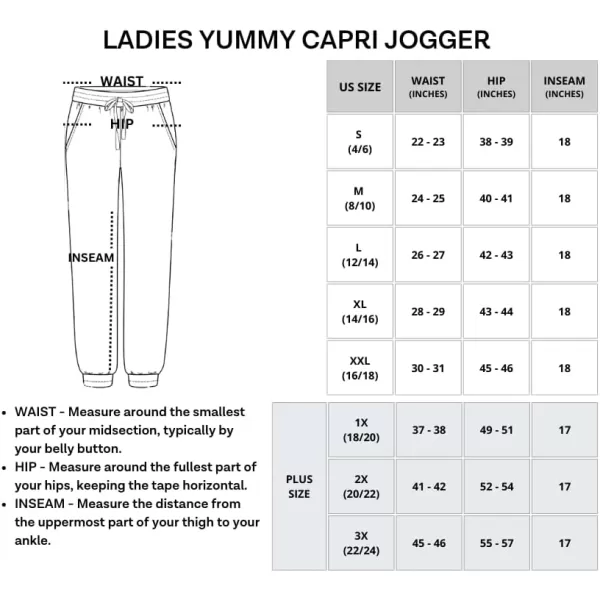 Real Essentials 3Pack Womens Capri Joggers Cuffed Athletic Casual Soft Sweatpants with Pockets Available in Plus SizePlusSize Set 4