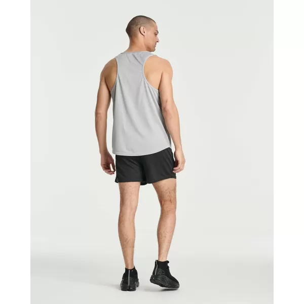 Real Essentials 4 Pack Mens 3 Inch Mesh Running Shorts with Zipper Pockets  Quick Dry Gym AthleticSet 1