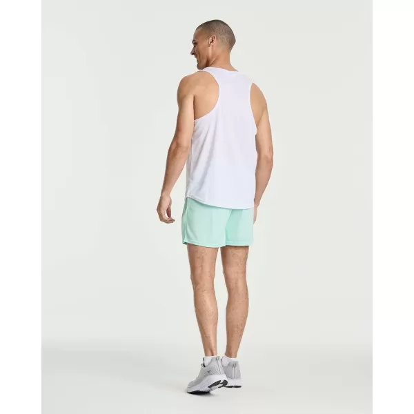 Real Essentials 4 Pack Mens 3 Inch Mesh Running Shorts with Zipper Pockets  Quick Dry Gym AthleticSet 2