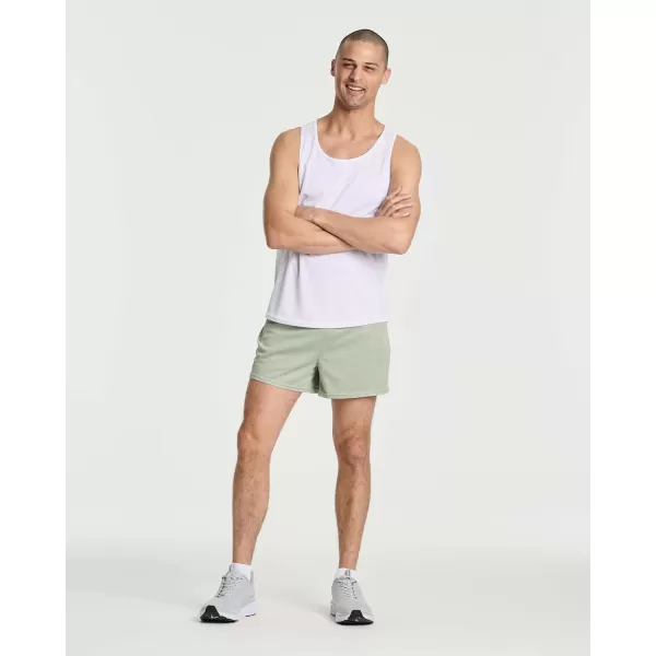 Real Essentials 4 Pack Mens 3 Inch Mesh Running Shorts with Zipper Pockets  Quick Dry Gym AthleticSet 2