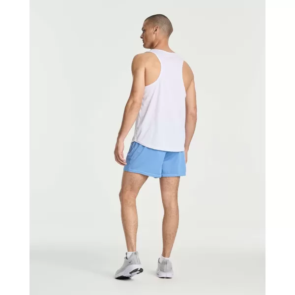 Real Essentials 4 Pack Mens 3 Inch Mesh Running Shorts with Zipper Pockets  Quick Dry Gym AthleticSet 5