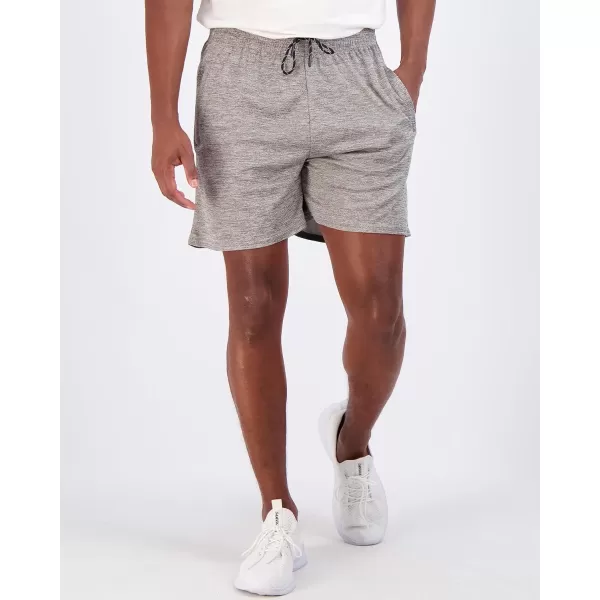 Real Essentials 4 Pack Mens 5 Mesh QuickDry Running Shorts with Zipper Pockets amp Drawstring Available in Big amp TallBig amp Tall Set 3