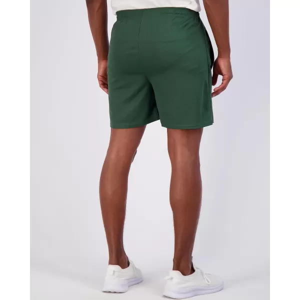 Real Essentials 4 Pack Mens 5 Mesh QuickDry Running Shorts with Zipper Pockets amp Drawstring Available in Big amp TallStandard Set 4