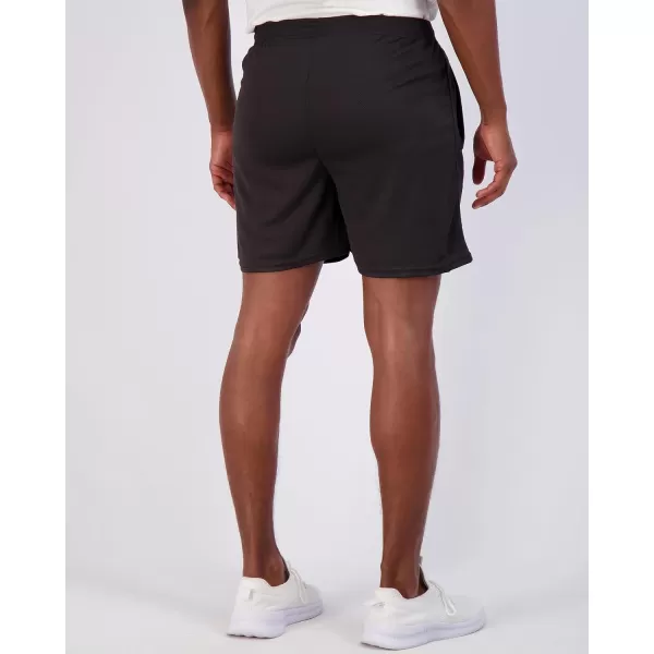 Real Essentials 4 Pack Mens 5 Mesh QuickDry Running Shorts with Zipper Pockets amp Drawstring Available in Big amp TallStandard Set 9