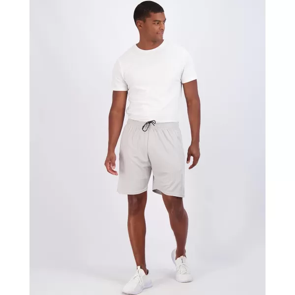 Real Essentials 4 Pack Mens 7 Athletic Running Quick Dry Mesh Shorts with Zipper Pockets Available in Big amp TallStandard Set 5