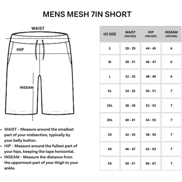 Real Essentials 4 Pack Mens 7 Athletic Running Quick Dry Mesh Shorts with Zipper Pockets Available in Big amp TallStandard Set 7