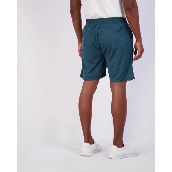 Real Essentials 4 Pack Mens 7 Athletic Running Quick Dry Mesh Shorts with Zipper Pockets Available in Big amp TallStandard Set 9