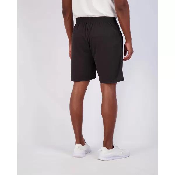 Real Essentials 4 Pack Mens 7 Athletic Running Quick Dry Mesh Shorts with Zipper Pockets Available in Big amp Tallbigtall Set 1