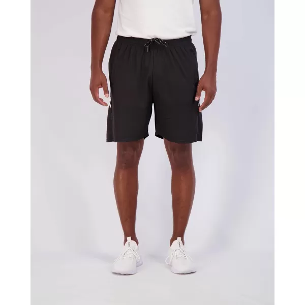 Real Essentials 4 Pack Mens 7 Athletic Running Quick Dry Mesh Shorts with Zipper Pockets Available in Big amp Tallbigtall Set 8