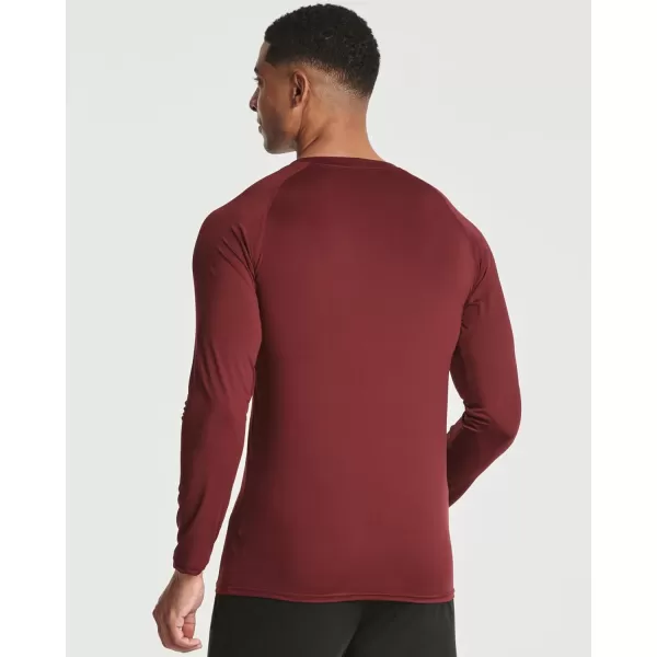 Real Essentials 4 Pack Mens Compression LongSleeve TShirt Athletic Cold Weather Baselayer Available in Big amp Tallbigtall Set G