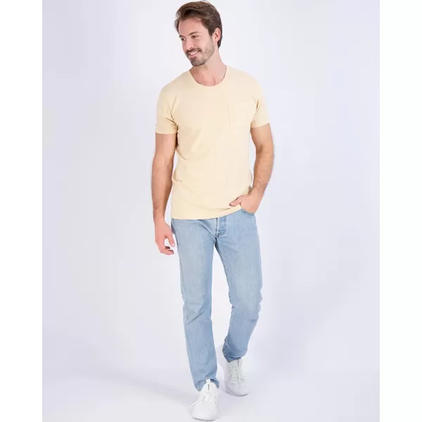 Real Essentials 4 Pack Mens Cotton Performance Short Sleeve Crew Neck Pocket TShirt Athletic Top Available in Big amp TallStandard Set 12