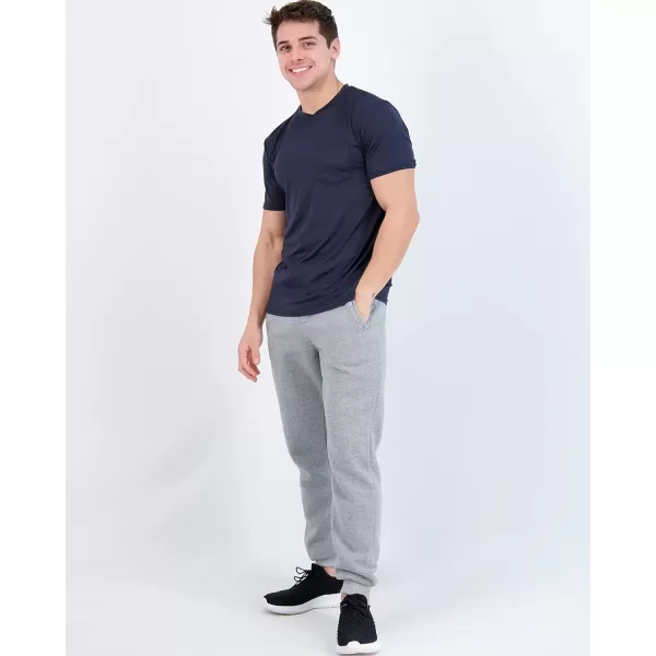 Real Essentials 4 Pack Mens DryFit Short Sleeve Pocket Crew Performance Athletic TShirt Available in Big amp TallStandard Set 7