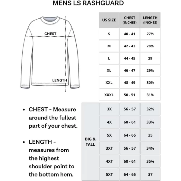 Real Essentials 4 Pack Mens Long Sleeve Rash Guard Shirt Swimwear UPF 50 Sun Protection Surf Top Available in Big  TallSet 1