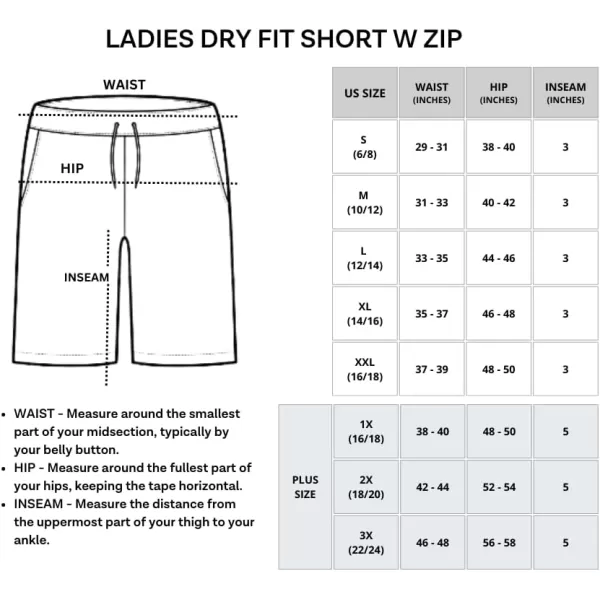 Real Essentials 4 Pack Womens Active Athletic Performance DryFit Shorts with Zipper Pockets Available in Plus SizeSet 4