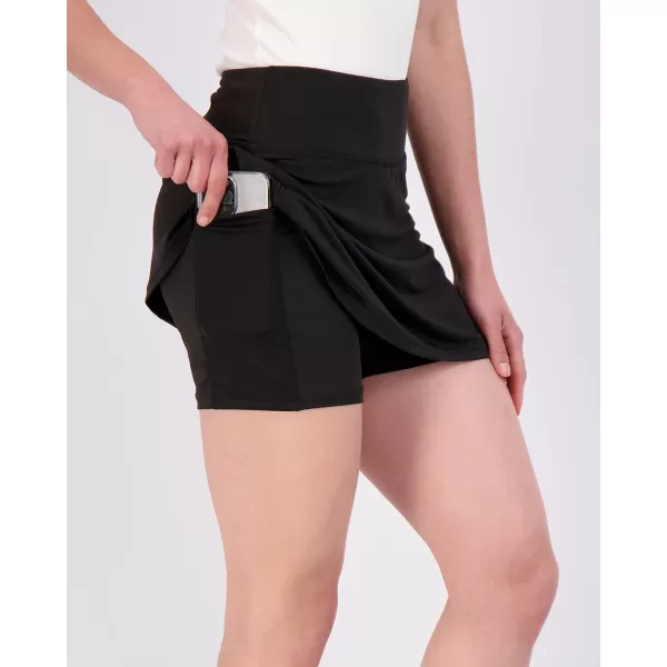 Real Essentials 4 Pack Womens Active Skort Lightweight Comfy amp Breathable Tennis Golf Skirt AvailablenbspinnbspPlusnbspSizePlus Size Set 3