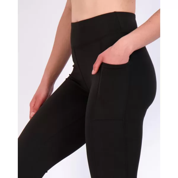 Real Essentials 4 Pack Womens Capri Leggings with Pockets Casual Yoga Workout Exercise Pants Available in Plus SizeStandard Set 5