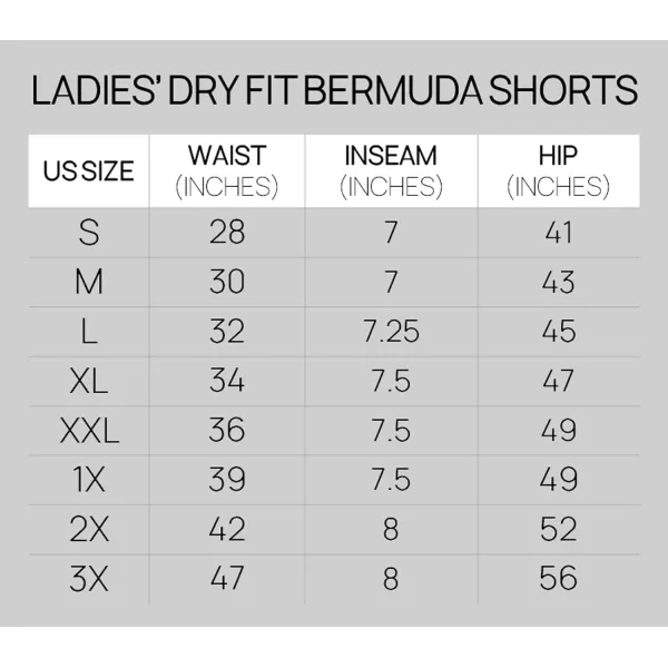 Real Essentials 4 Pack Womens DryFit Athletic 7 Bermuda Long High Waisted Running Shorts Available in Plus SizeStandard Set 5