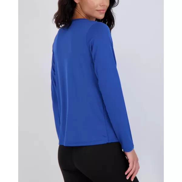 Real Essentials 4 Pack Womens DryFit Tech Stretch LongSleeve Athletic Workout TShirt Available in Plus SizeSet 4