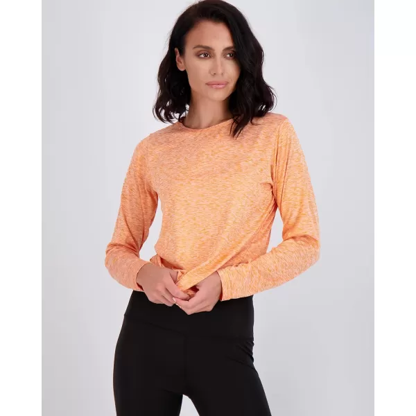 Real Essentials 4 Pack Womens DryFit Tech Stretch LongSleeve Athletic Workout TShirt Available in Plus SizeSet 6