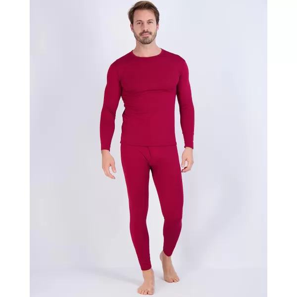 Real Essentials 4 Piece Mens Thermal Underwear Sets  Long Sleeve Top amp Bottom Fleece Long Johns Available in Big amp TallBig amp Tall Set 7