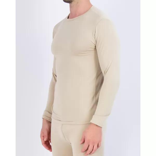 Real Essentials 4 Piece Mens Thermal Underwear Sets  Long Sleeve Top amp Bottom Fleece Long Johns Available in Big amp TallStandard Set 5