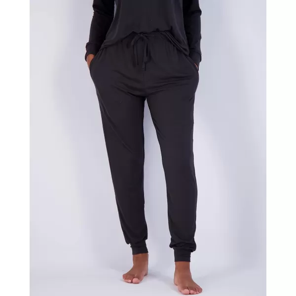 Real Essentials 4 Piece Womens Long Sleeve Pullover Hoodie Henley Sweatshirt  Jogger Set Athletic Lounge SweatsuitHenley Set 6