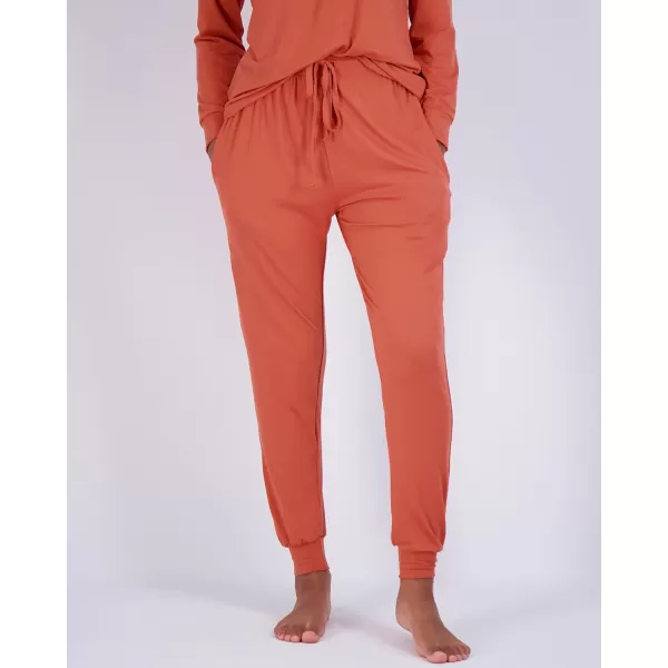 Real Essentials 4 Piece Womens Long Sleeve Pullover Hoodie Henley Sweatshirt  Jogger Set Athletic Lounge SweatsuitHenley Set 7