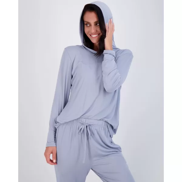 Real Essentials 4 Piece Womens Long Sleeve Pullover Hoodie Henley Sweatshirt amp Jogger Set Athletic Lounge SweatsuitHoodie Set Hoodie Set 6