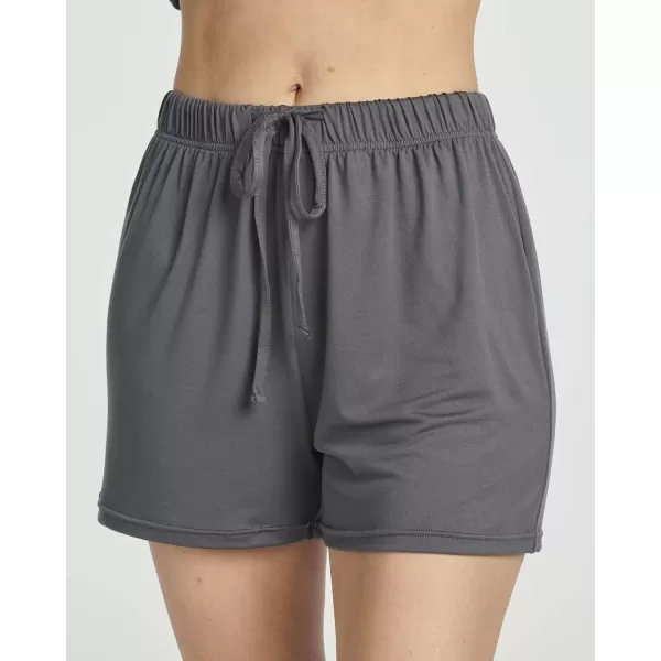 Real Essentials 4 Piece Womens SuperSoft Tank Top and Short Pajama Set  Loungewear Sleepwear Available in Plus SizeSet 1