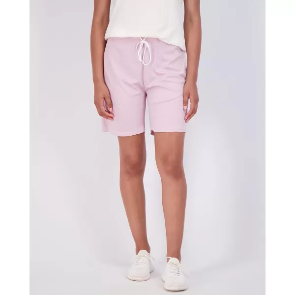 Real Essentials 4Pack Womens 7 Mesh QuickDry Bermuda Active Athletic Long Shorts with Pockets Available in Plus SizeStandard Set 4
