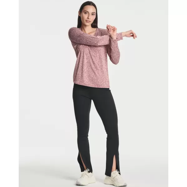 Real Essentials 4Pack Womens DryFit LongSleeve VNeck Athletic Workout Shirt Available in Plus SizeStandard Set 8