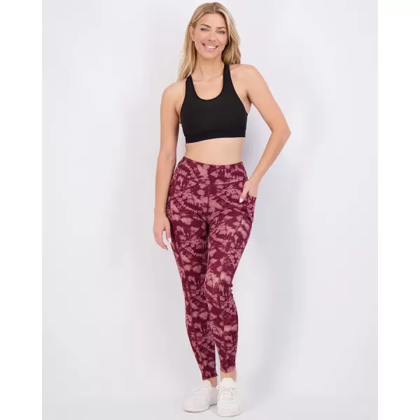 Real Essentials 4Pack Womens Full Length Fitted Athletic Yoga Performance Leggings with Pockets Available in Plus SizePlusSize Set 6