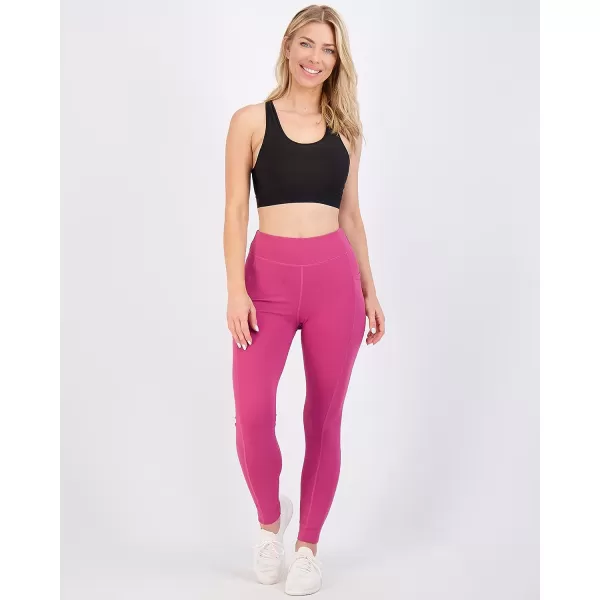 Real Essentials 4Pack Womens Full Length Fitted Athletic Yoga Performance Leggings with Pockets Available in Plus SizePlusSize Set 9