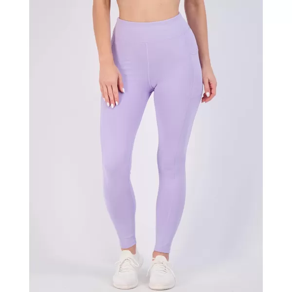 Real Essentials 4Pack Womens Full Length Fitted Athletic Yoga Performance Leggings with Pockets Available in Plus SizePlusSize Set 9