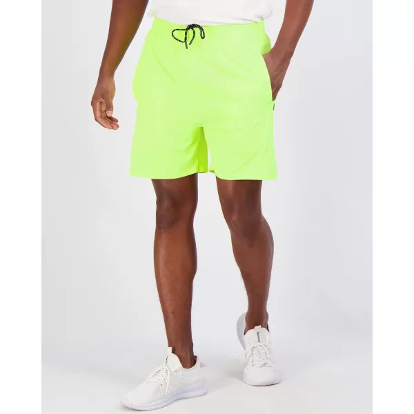 Real Essentials 5 Pack Mens 5 Inseam DryFit Running Workout Shorts  Pockets amp Drawstring Available in Big amp TallBig amp Tall Set 2