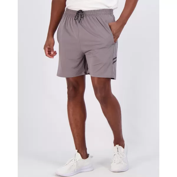 Real Essentials 5 Pack Mens 5 Inseam DryFit Running Workout Shorts  Pockets amp Drawstring Available in Big amp TallStandard Set 1