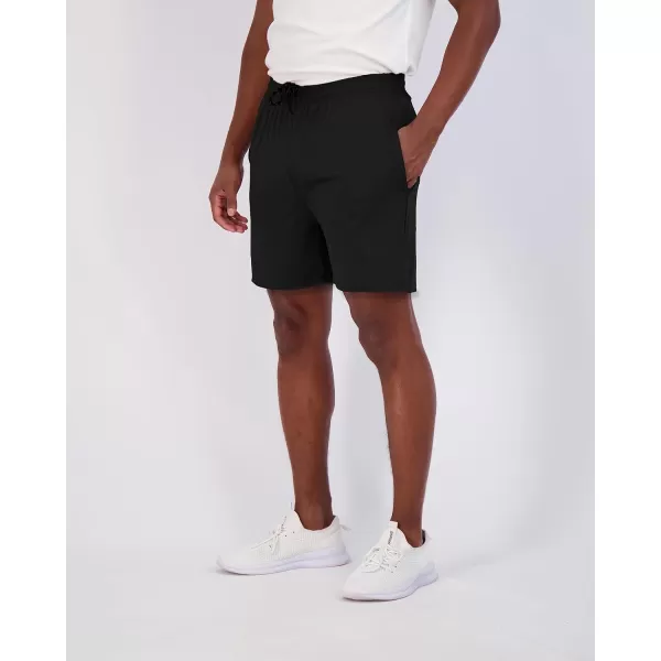 Real Essentials 5 Pack Mens 5 Inseam DryFit Running Workout Shorts  Pockets amp Drawstring Available in Big amp TallStandard Set 7