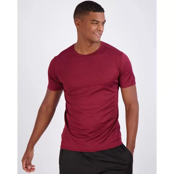 Real Essentials 5 Pack Mens Active Quick Dry Mesh Crew Neck T Shirts  Athletic Short Sleeve Tee Available in Big amp TallStandard Set 12