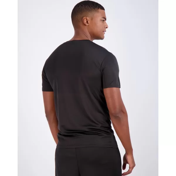 Real Essentials 5 Pack Mens Active Quick Dry Mesh Crew Neck T Shirts  Athletic Short Sleeve Tee Available in Big amp TallStandard Set 5