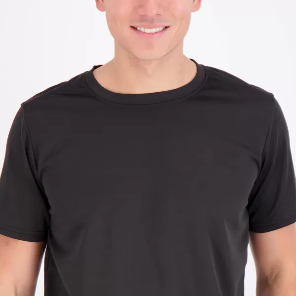 Real Essentials 5 Pack Mens Active Quick Dry Mesh Crew Neck T Shirts  Athletic Short Sleeve Tee Available in Big amp Tallbigtall Set 1