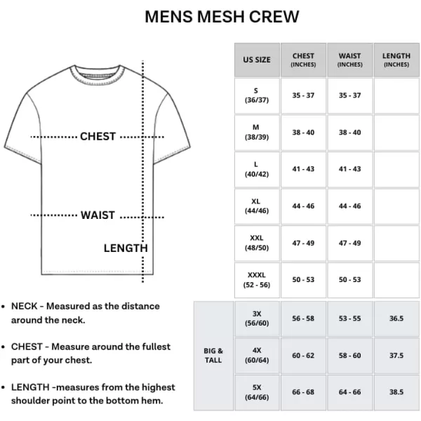 Real Essentials 5 Pack Mens Active Quick Dry Mesh Crew Neck T Shirts  Athletic Short Sleeve Tee Available in Big amp Tallbigtall Set 1