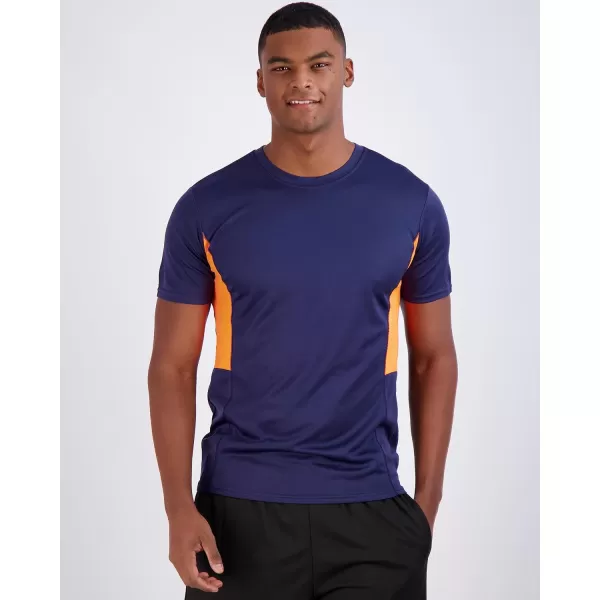Real Essentials 5 Pack Mens Active Quick Dry Mesh Crew Neck T Shirts  Athletic Short Sleeve Tee Available in Big amp Tallbigtall Set 13