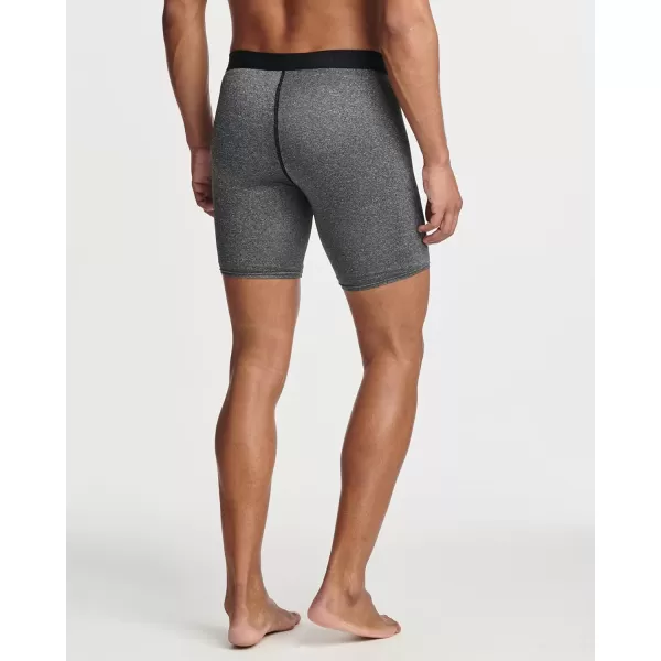 Real Essentials 5 Pack Mens Compression Shorts  Quick Dry Performance Active Underwear Available in Big amp TallCompression Shorts Set H