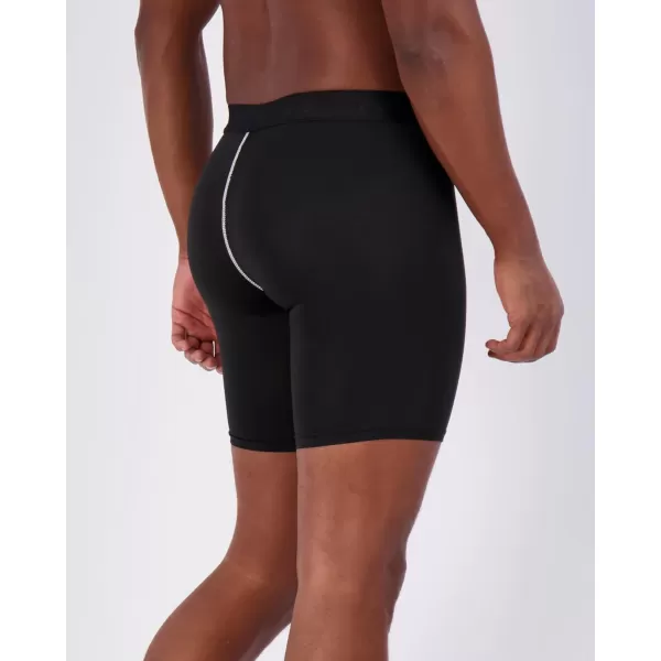 Real Essentials 5 Pack Mens Compression Shorts  Quick Dry Performance Active Underwear Available in Big amp TallCompression Shorts Set J