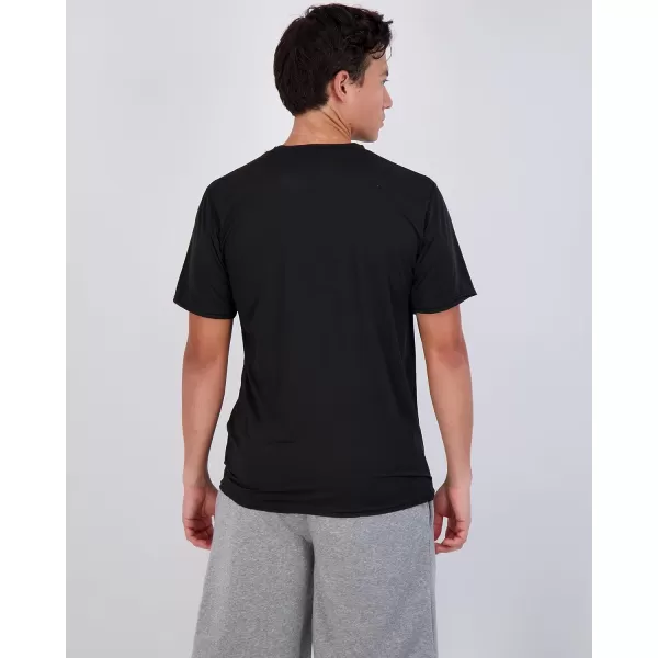 Real Essentials 5 Pack Mens DryFit Moisture Wicking Active Athletic Performance Crew TShirtSet 8