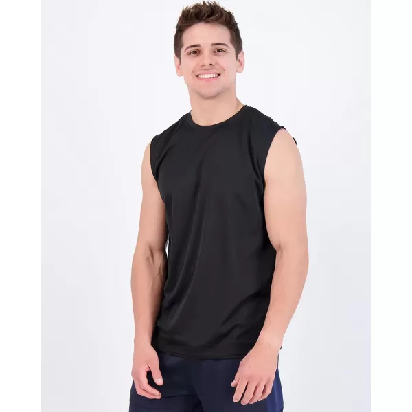 Real Essentials 5 Pack Mens Mesh Active Athletic Tech Tank Top  Workout amp Training Activewear Available in Big amp TallStandard Set 1